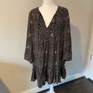 **MOVING SALE**   Madewell long sleeved fall dress with tassels